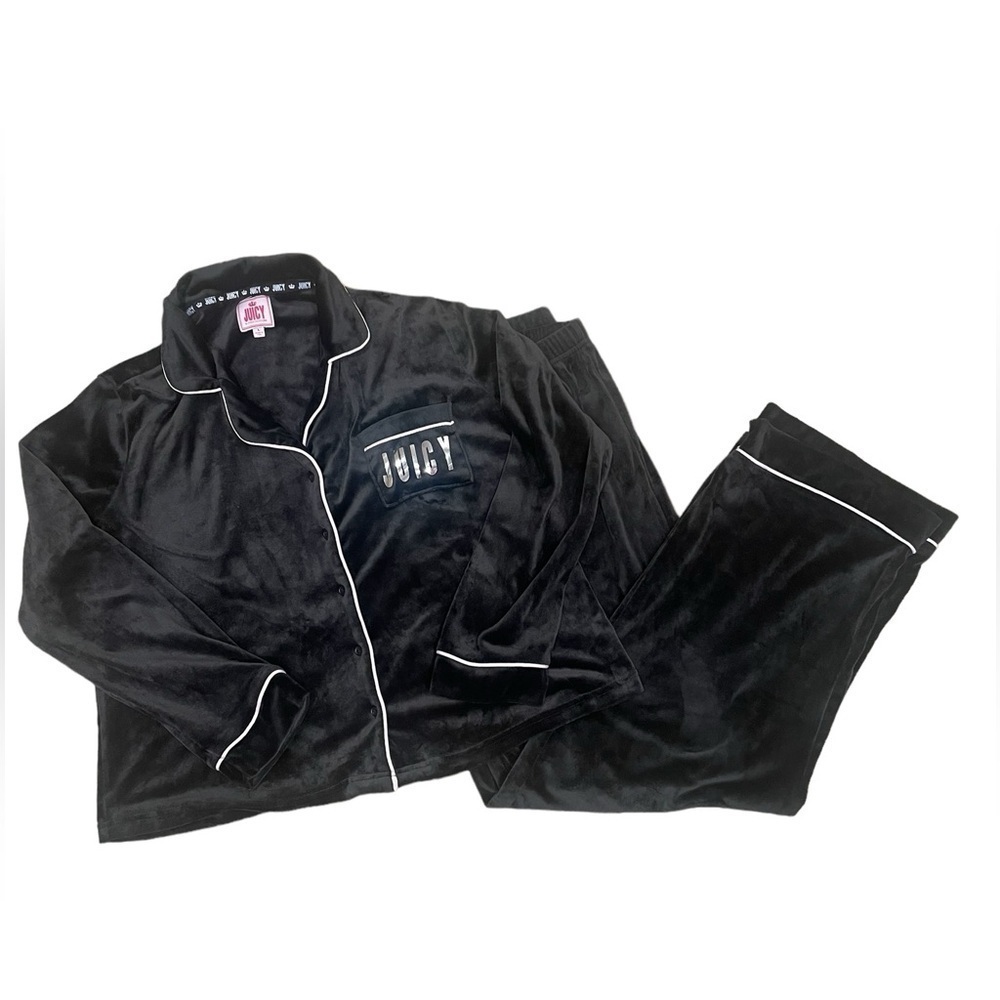 Juicy by Juicy Couture Velour Velvet 2 Piece Pajamas Set